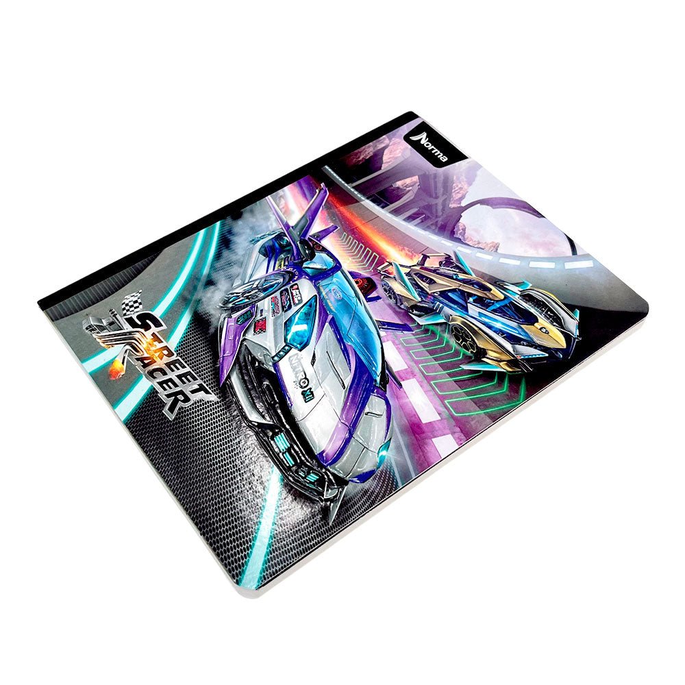 Cuaderno Cosido Grande Norma Street Racer - Dibujo / 200 Páginas / Surtido - Norma - Titan.com.pa - 7702111599185