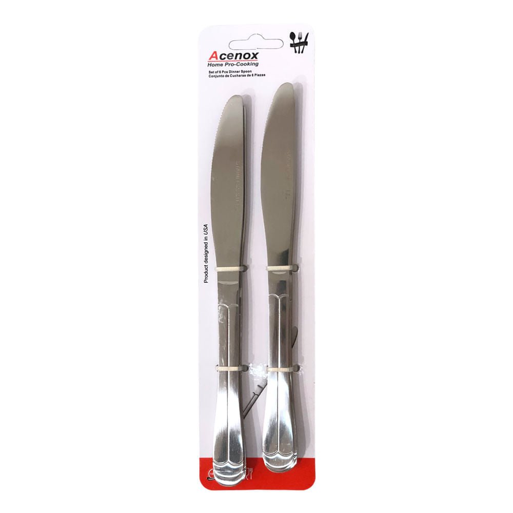 Cuchillos Acenox de Metal 6 piezas