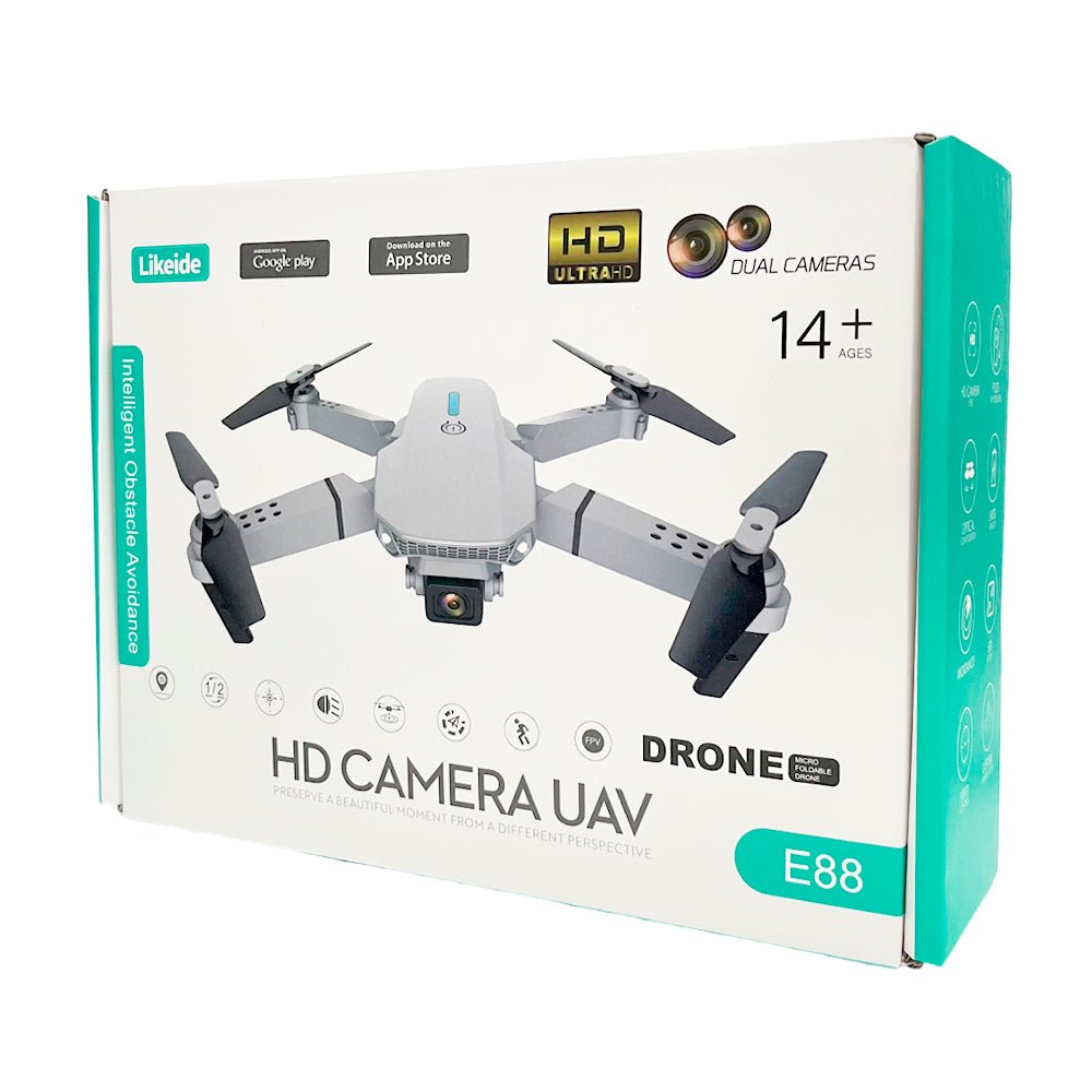 Drone E88 4K HD Dual Camera UAV / Plegable y Portátil - Home Elegance - Titan.com.pa - 8920231016200