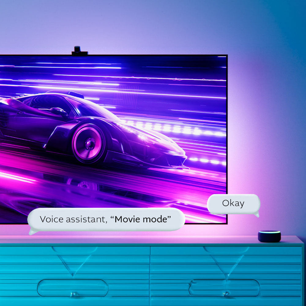 Tira de Luz Led Intel y Cámara Para Televisor de 55"- 65"