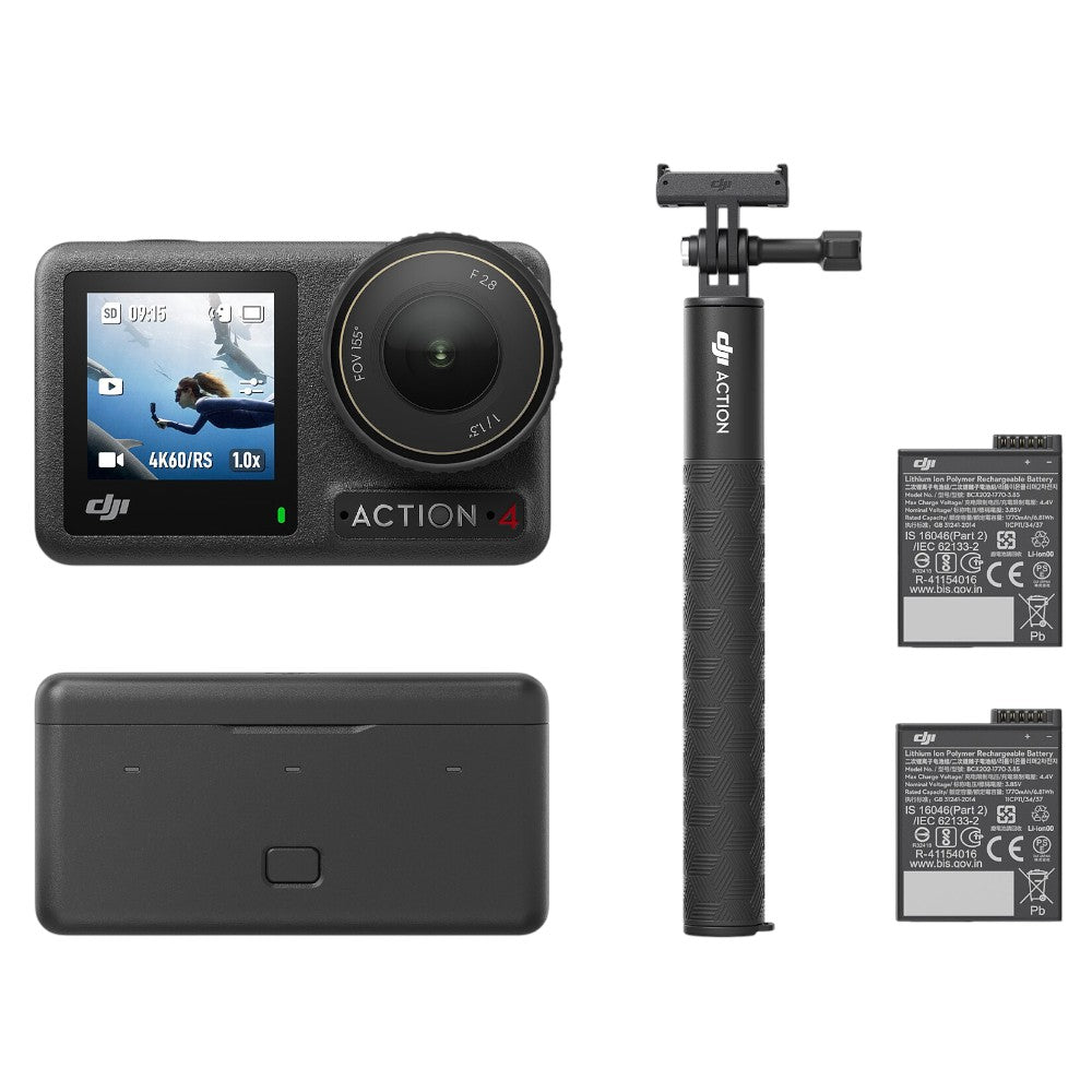 Cámara DJI Osmo Action 4 Adventure Combo