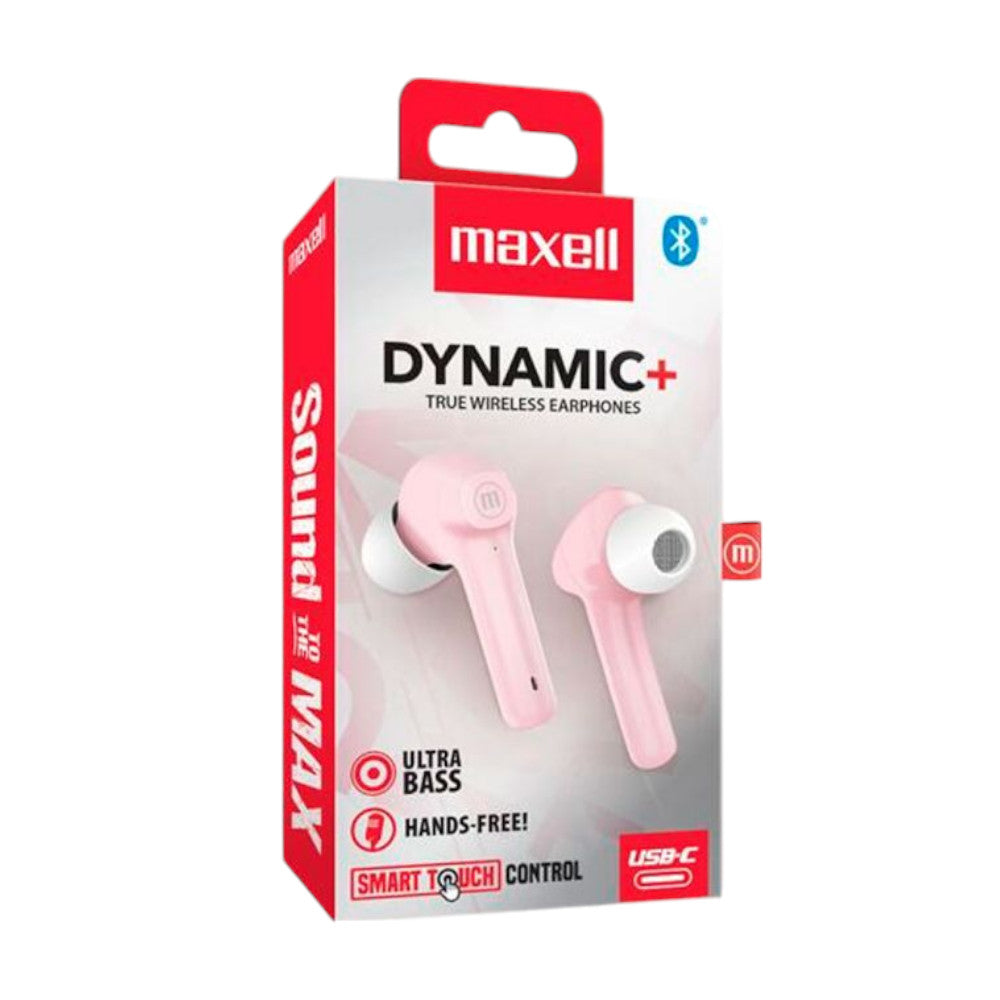Audífonos Maxell Dynamic + Tws - Rosado
