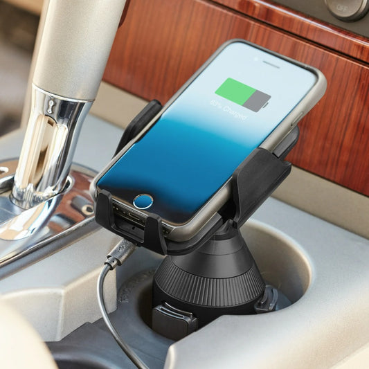 Soporte de Celular ONN Para Automóvil / Con Cargador Inalámbrico