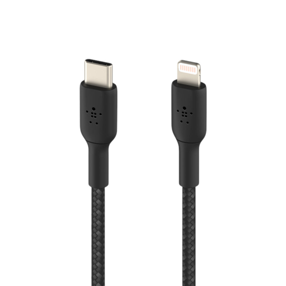 Cable Trenzado Usb-C Belkin Lightning BoostCharge / 1M / Negro