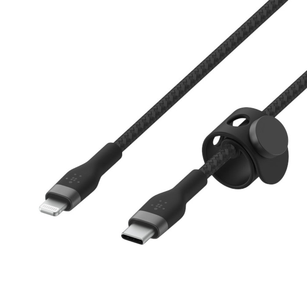 Cable Usb-C Belkin Conector Lightning 2Mt / Negro