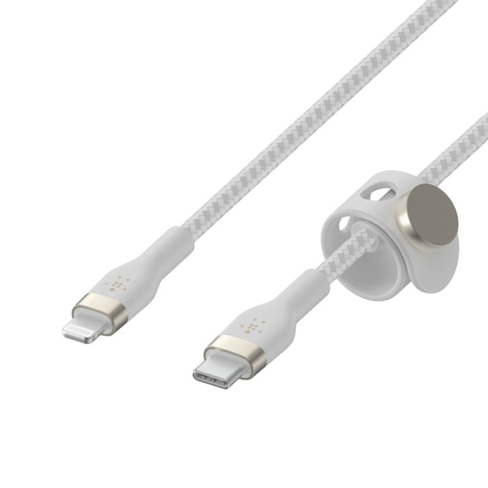 Cable Usb-C Belkin Conector Lightning 3Mt / Blanco