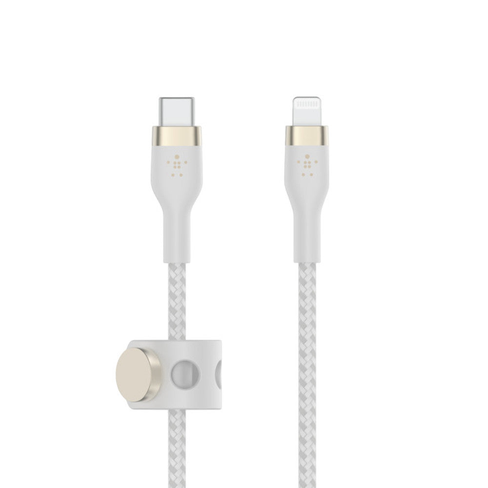 Cable Usb-C Belkin Conector Lightning 3Mt / Blanco