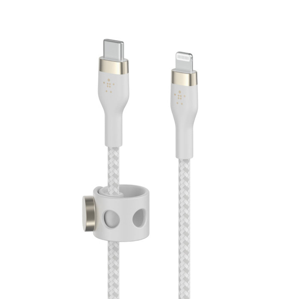 Cable Usb-C Belkin Conector Lightning 3Mt / Blanco