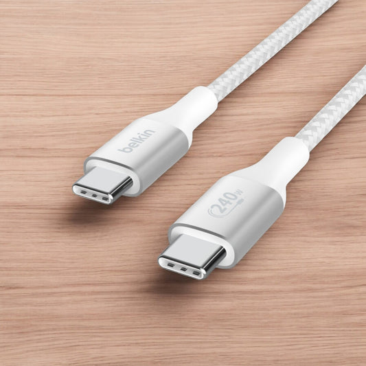 Cable Usb-C Belkin 240W / 2Mt / Blanco
