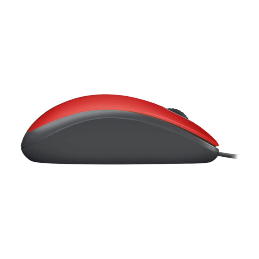 Mouse Logitech M110 Silent / Con Cable / Rojo