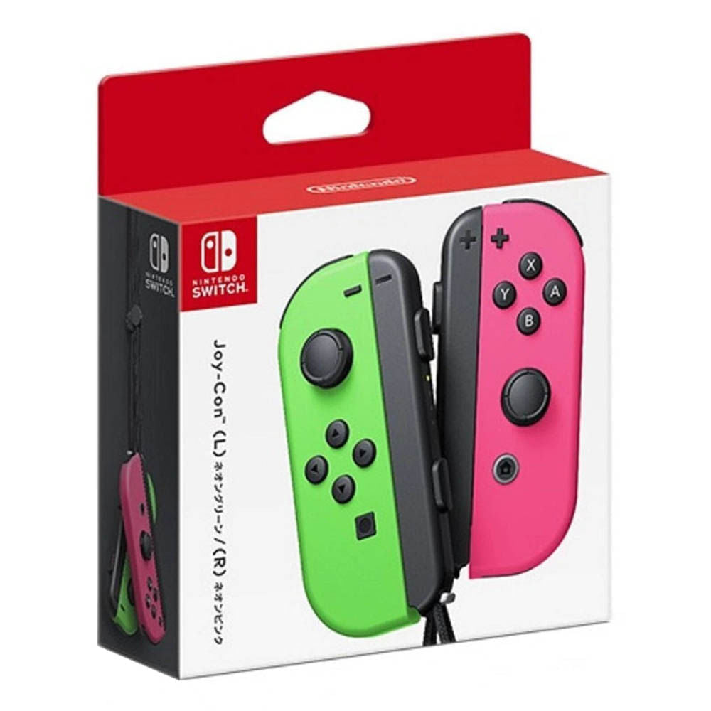 Controles Para Nintendo Switch Joy-Con Verde Rosado