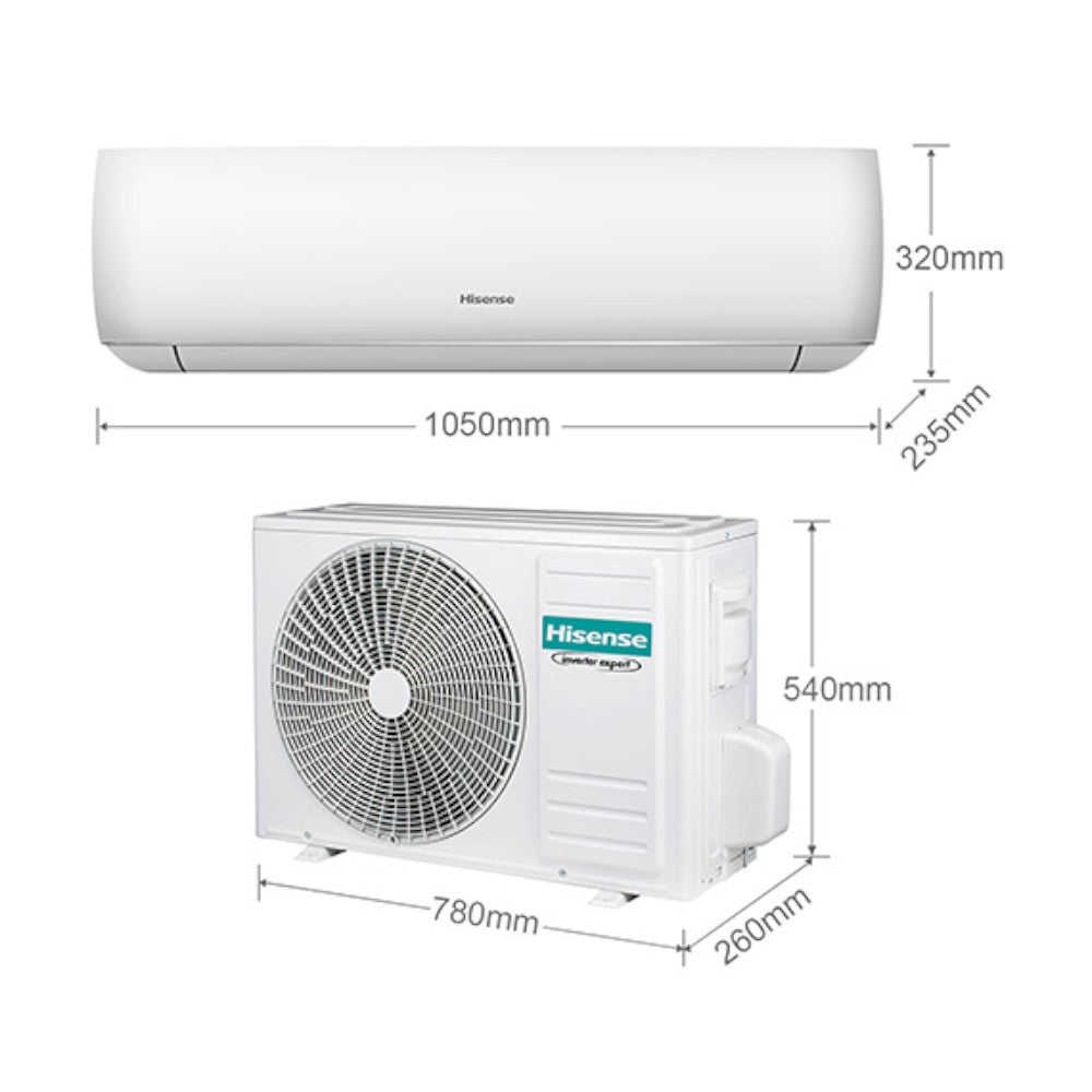 Aire Acondicionado Hisense 22,000 BTU / Split Inverter / ATR242KA