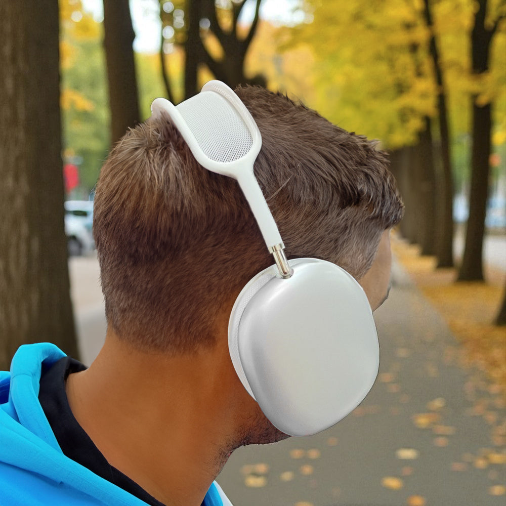 Audífonos Inalámbricos Home Elegance Estilo AirPods Max / Bluetooth / Blanco