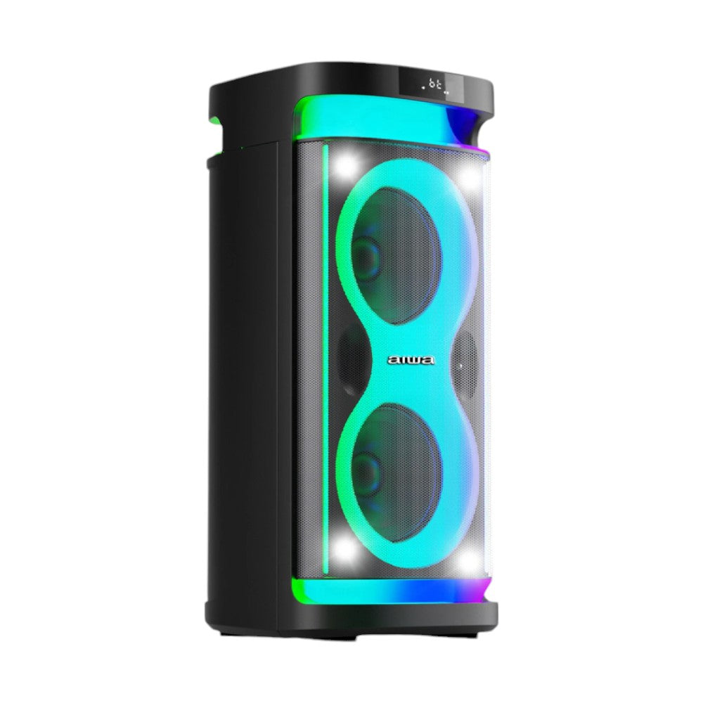 Bocina Aiwa Doble 2x6.5" /600W PMPO/TWS/FM/BT/USB - AWPOH4D