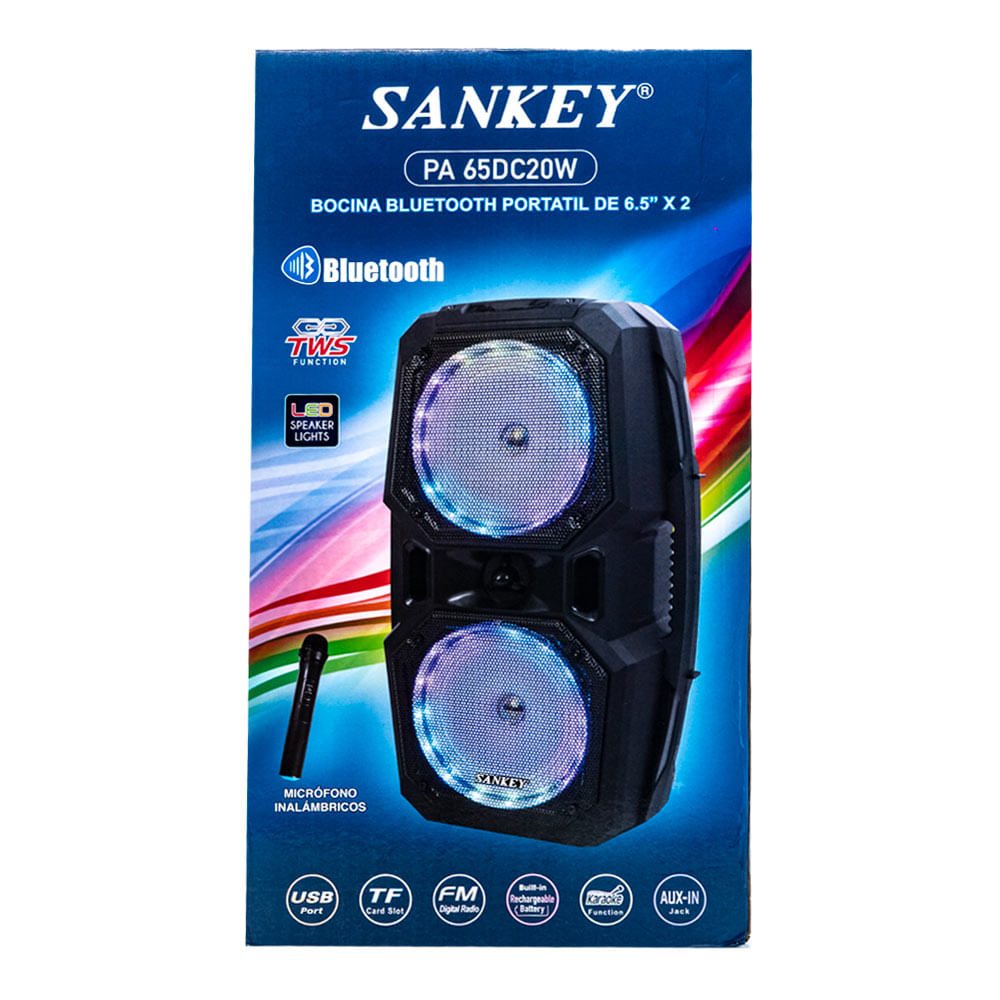 Bocina Portátil Sankey Recargable