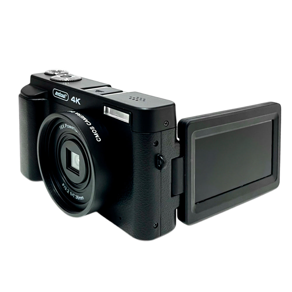 Cámara Digital Home Elegance Andowld A1 / 4K Ultra HD / Negra
