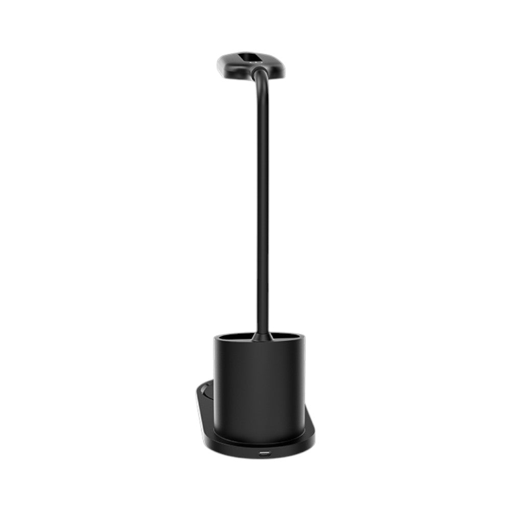 Lámpara LED con carga inalámbrica 15W, 3 modos de luz, cuello flexible y control táctil. En el Titán Panamá.