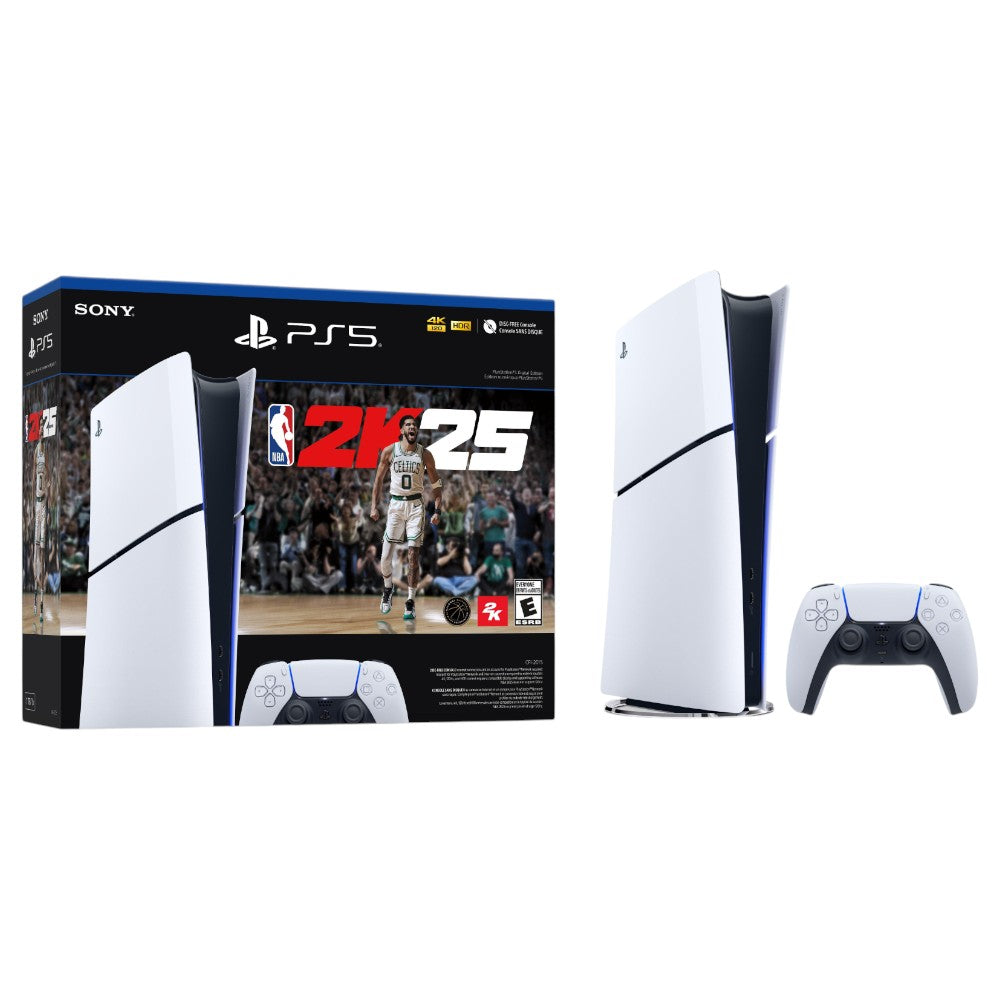 Consola Sony PS5 Slim Digital Edition / NBA 2K25 / Blanca
