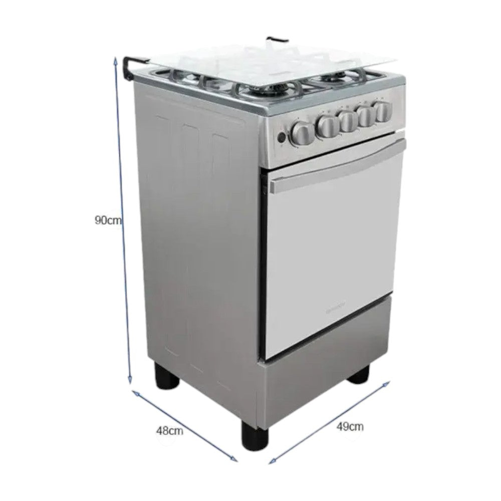 Estufa Nisato 20" / 4 Quemadores Twist