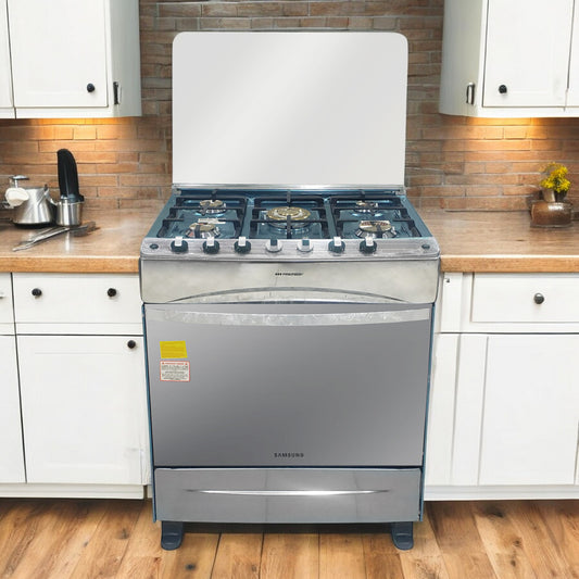 Estufa A Gas Premier 30" / 5 Quemadores / Acero Inoxidable