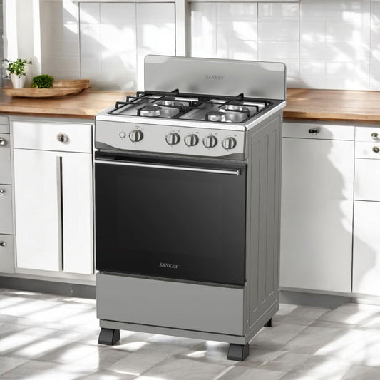 Estufa Sankey de 24" / 4 Quemadores Y Horno
