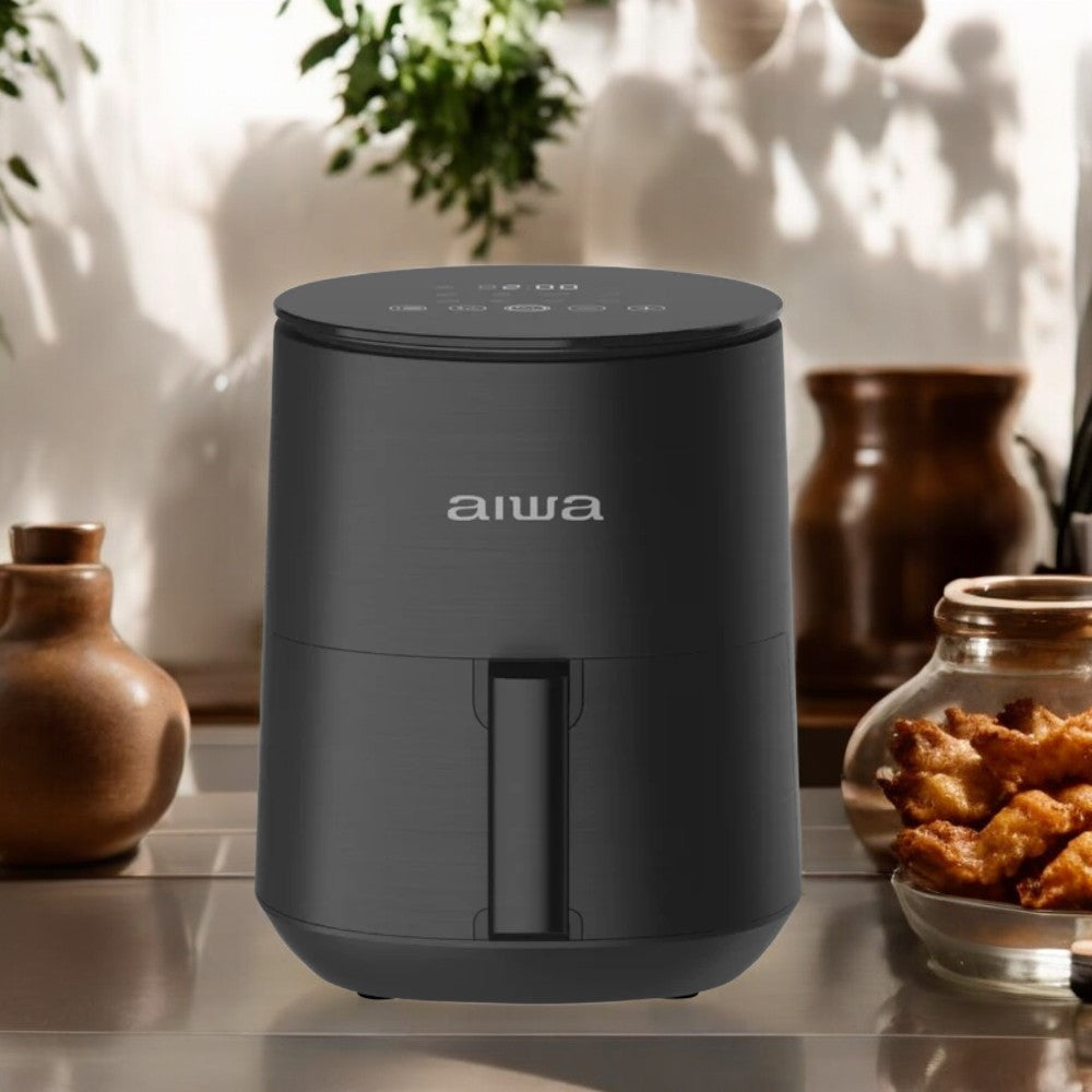 Freidora De Aire Aiwa 3.5L Con Canasta / Negro