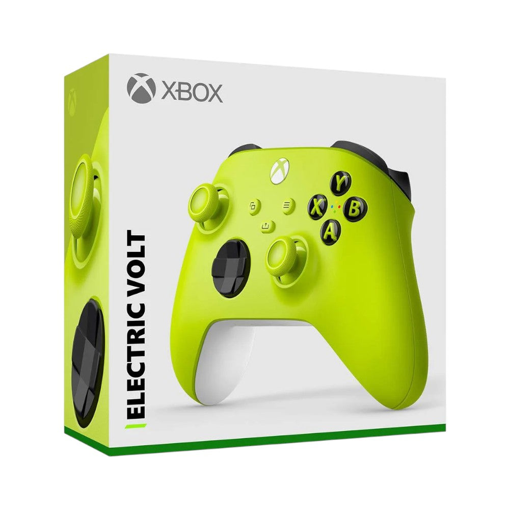 Control Xbox Electric Volt con agarre texturizado, cruceta híbrida y Bluetooth. Potencia y estilo en tus manos. En el Titán Panamá.