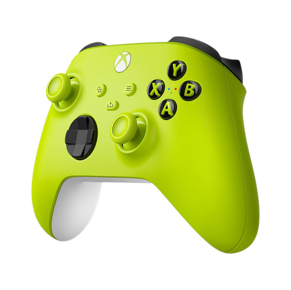 Control Xbox Electric Volt con agarre texturizado, cruceta híbrida y Bluetooth. Potencia y estilo en tus manos. En el Titán Panamá.