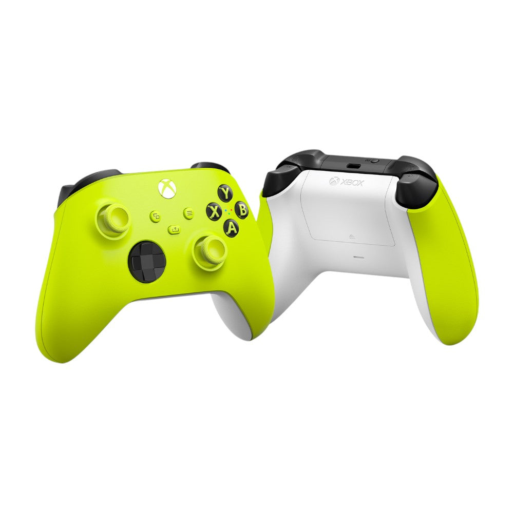 Control Xbox Electric Volt con agarre texturizado, cruceta híbrida y Bluetooth. Potencia y estilo en tus manos. En el Titán Panamá.