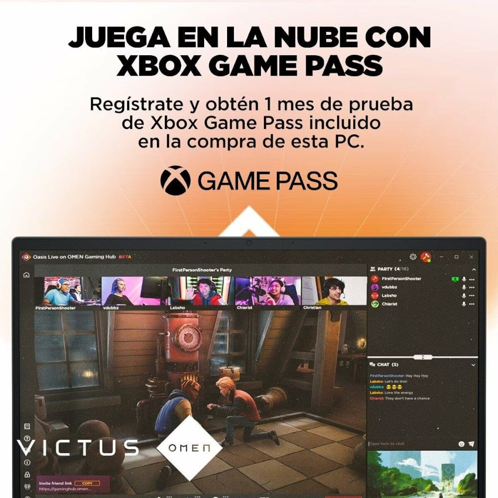 Laptop HP Victus Gaming 15" – AMD Ryzen™ 5 / 8GB RAM / RTX™ 2050 / FHD / Mica Silver