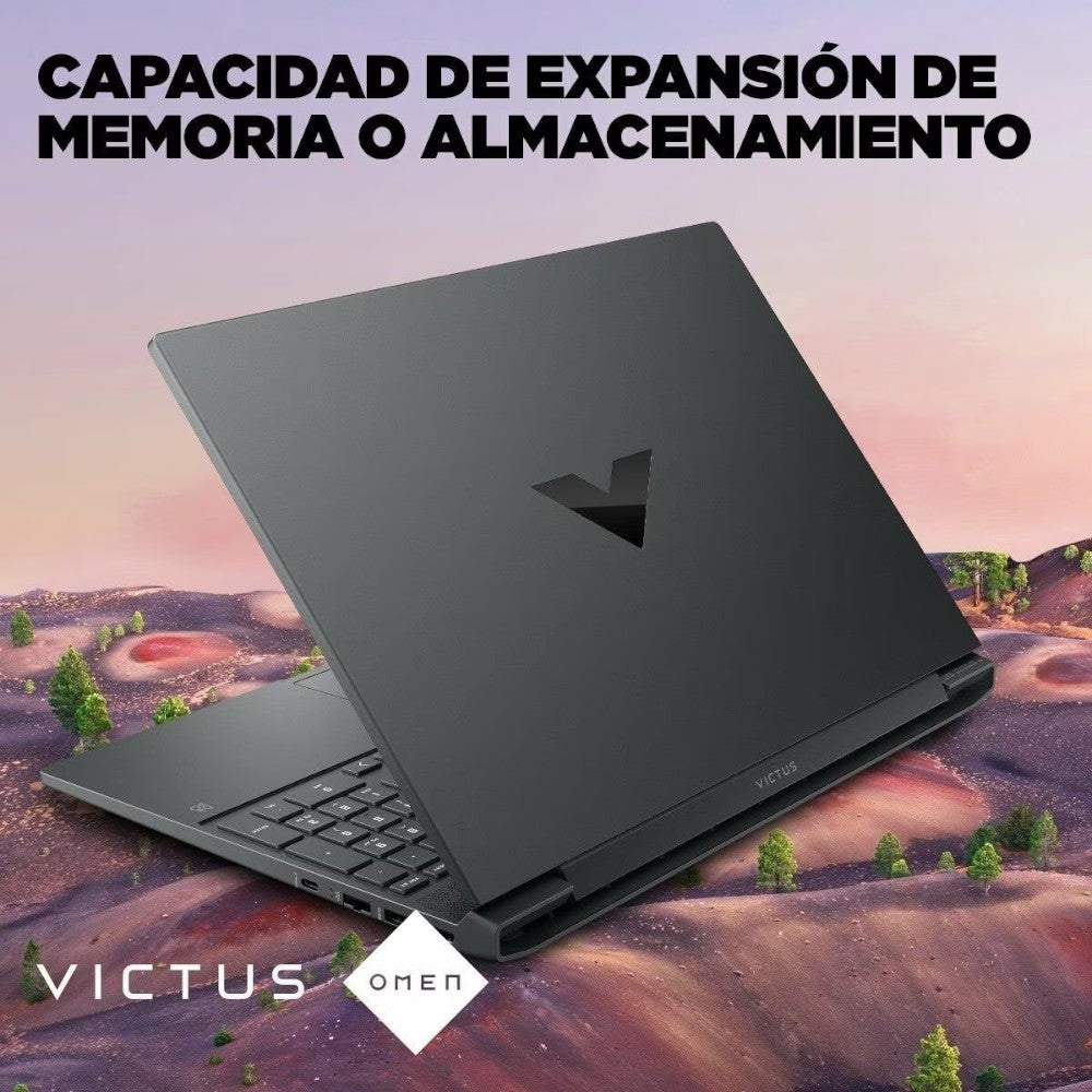 Laptop HP Victus Gaming 15" – AMD Ryzen™ 5 / 8GB RAM / RTX™ 2050 / FHD / Mica Silver