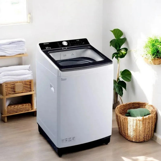 Lavadora Automática Hisense 23Kg / Carga Superior / Blanca