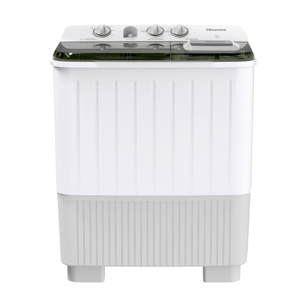 Lavadora Hisense Semi-Automática 11Kg / Doble Tina / Blanco/Gris