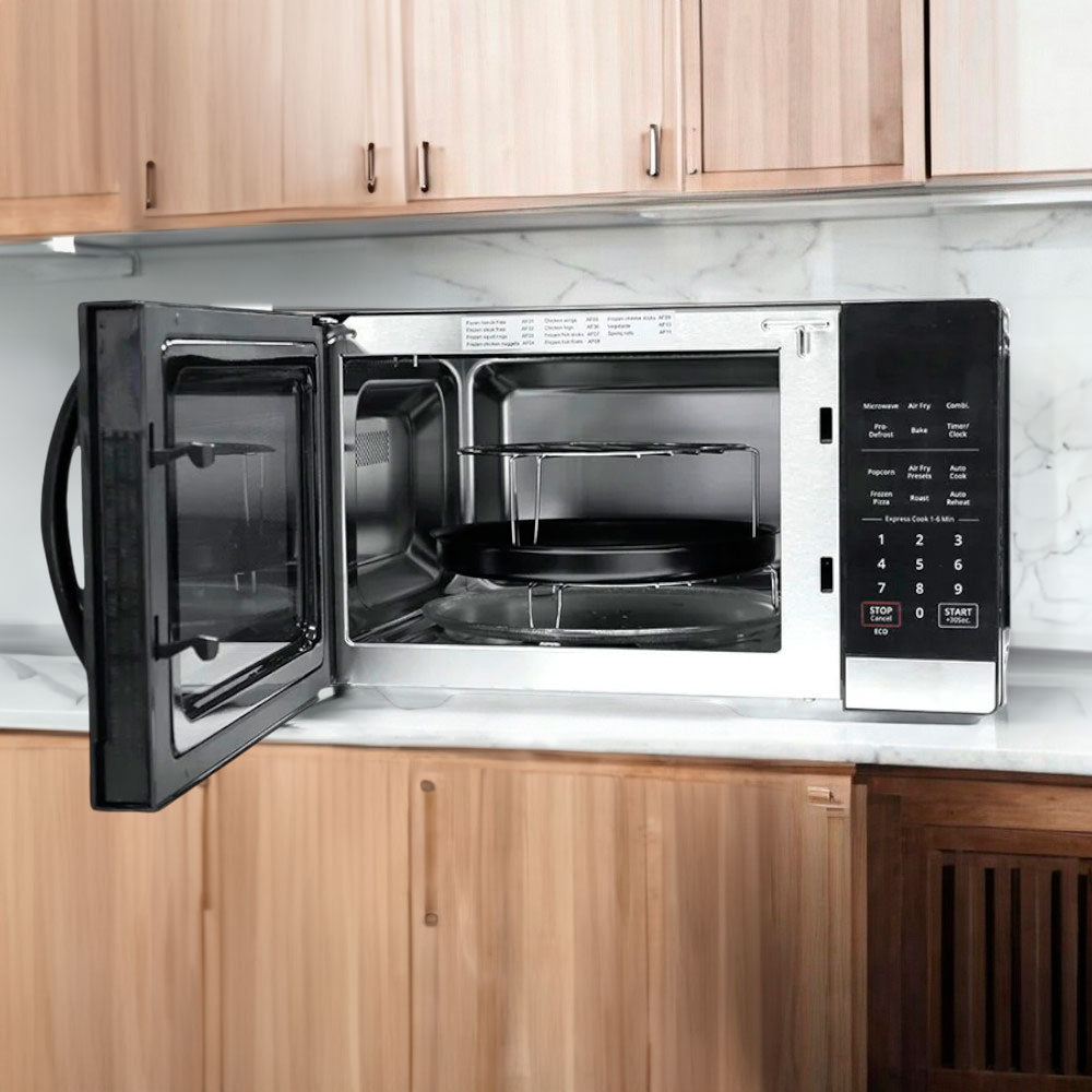 Microonda Nisato 1.0 Pies Cúbicos Con Air Fryer 30Lt - Negro