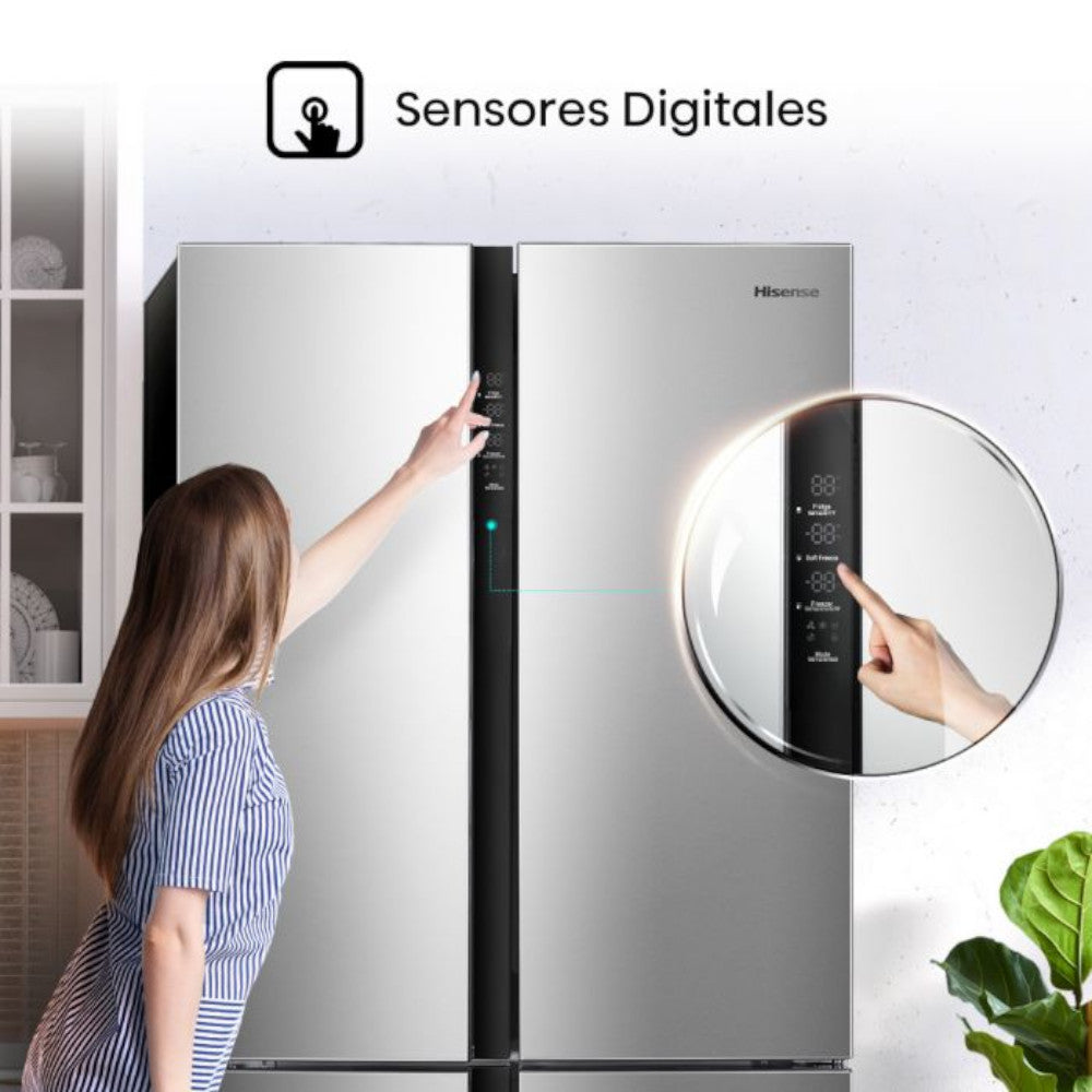 Refrigerador Hisense 16 Pies Cúbicos / Inverter / Ice Maker