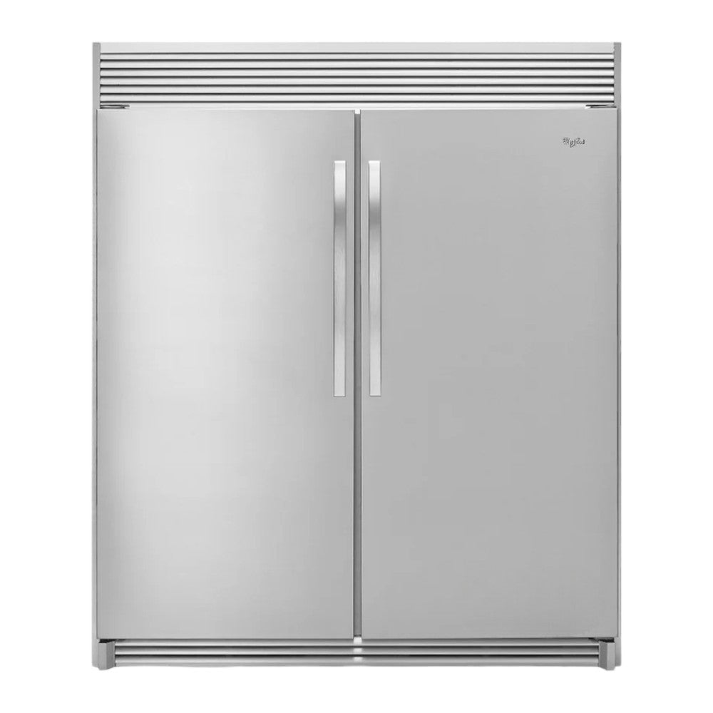 Refrigerador + Congelador Whirlpool Gemela de 18" - Acero Inoxidable