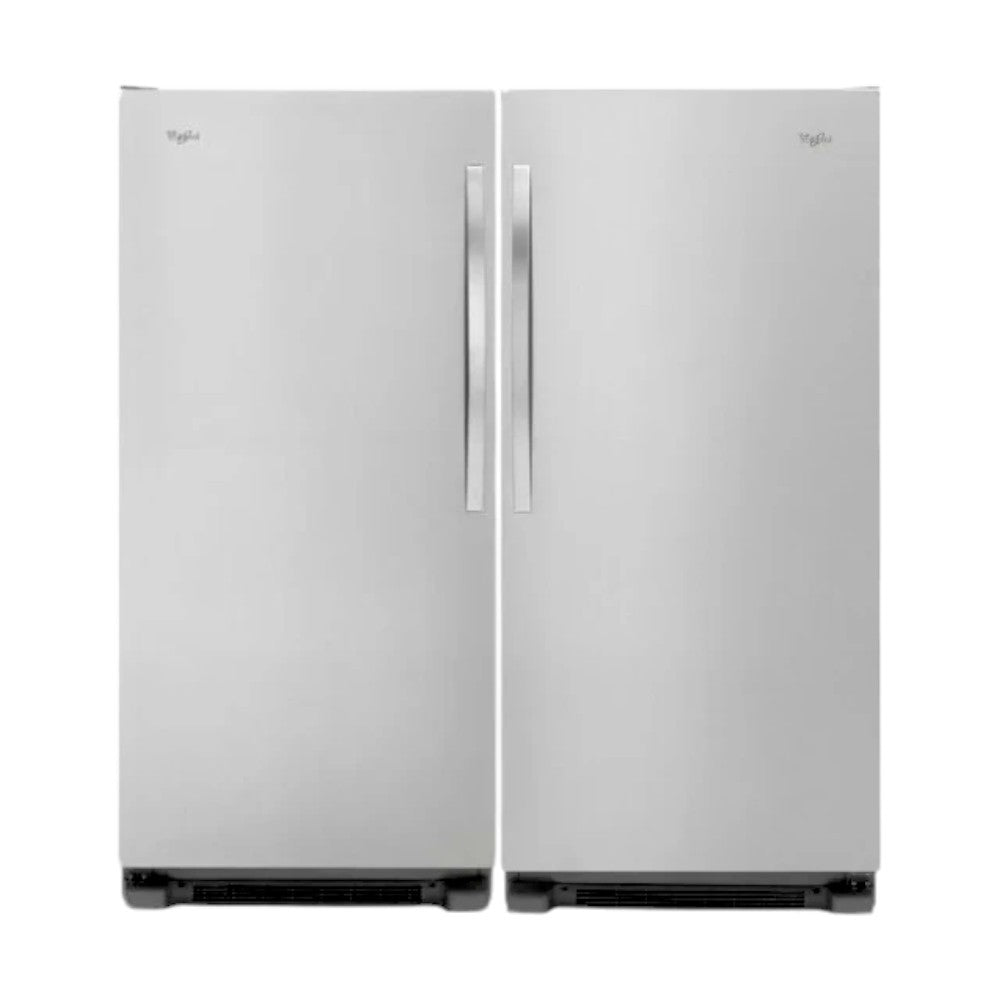 Refrigerador + Congelador Whirlpool Gemela de 18" - Acero Inoxidable