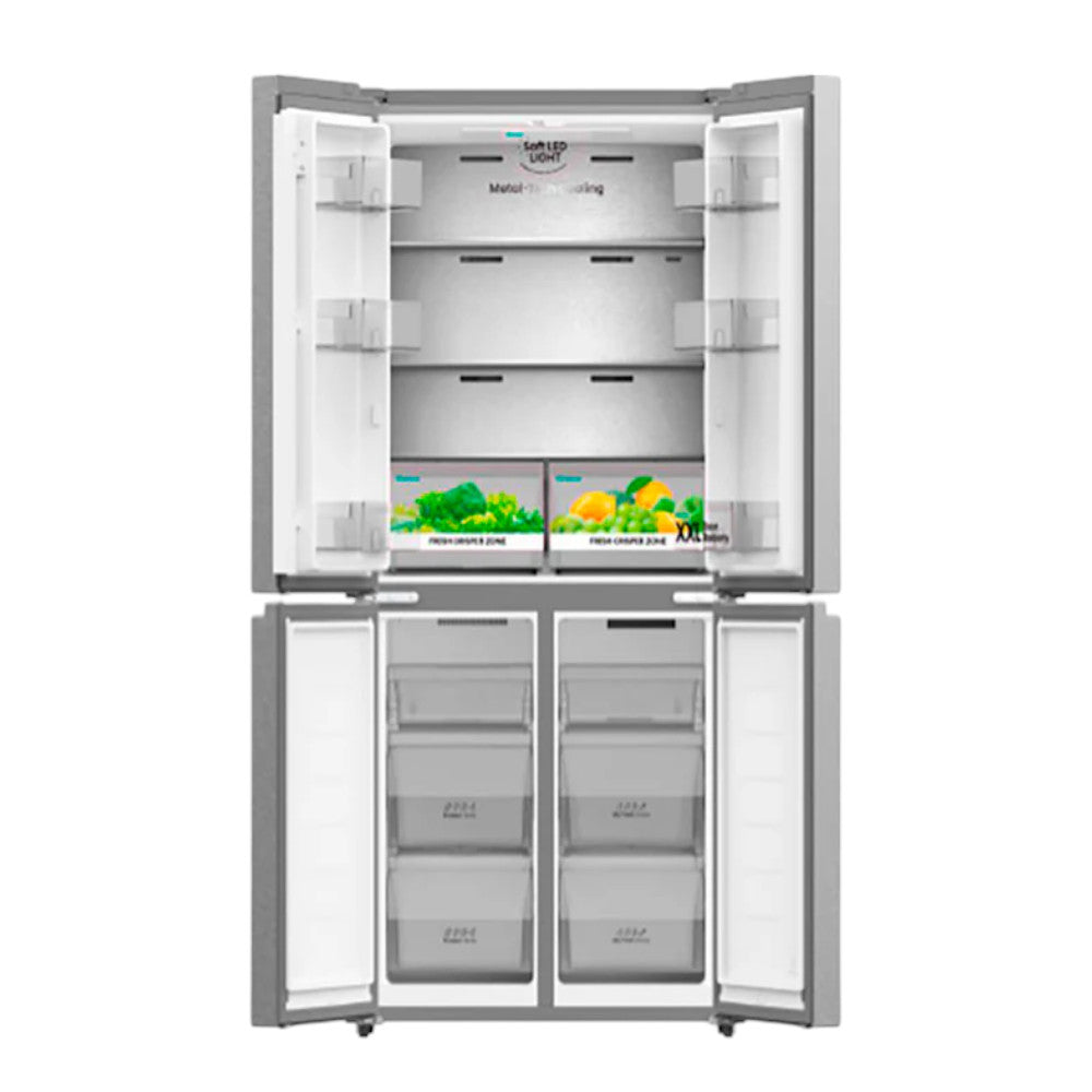 Refrigerador 4 Puertas Hisense de 17P3 / Croos Door / Inverter / RQ171BV5A
