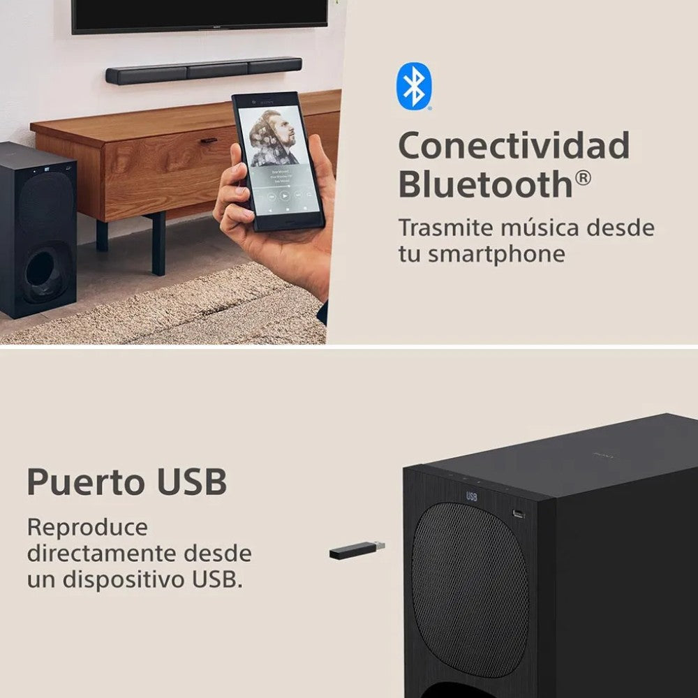 Teatro En Casa Sony 5.1 Canales / HT-S40R / Con Parlantes