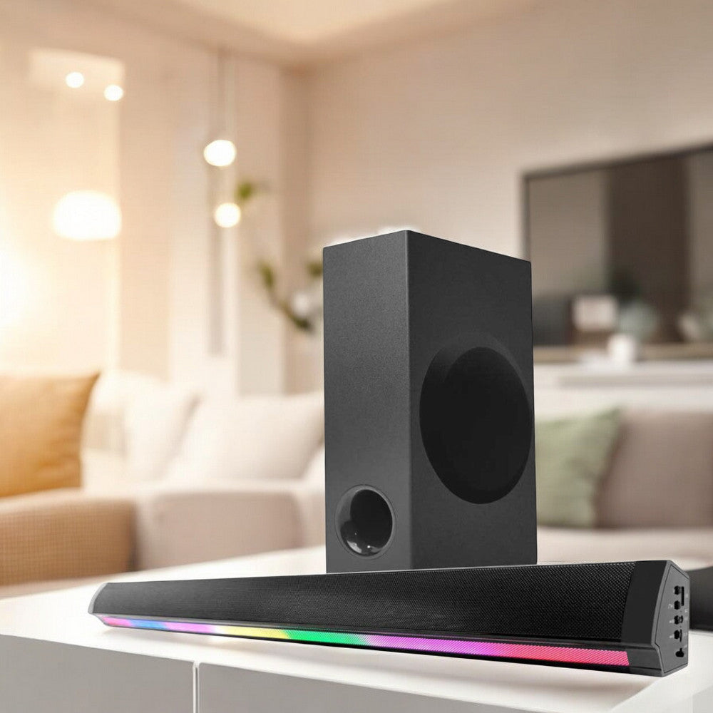Barra de Sonido Premier Usb/Bt/Fm/Aux / 30000W / Negro