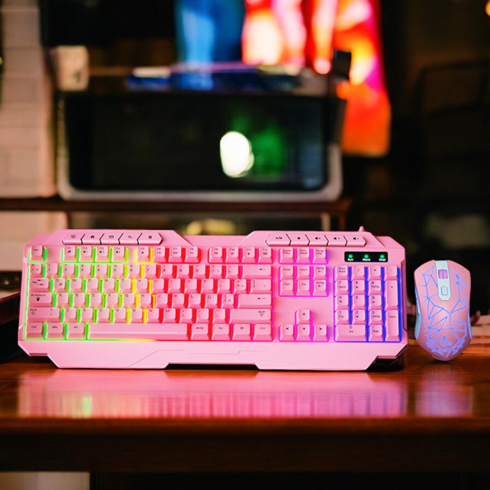 Teclado + Mouse Xtech Mirana Para Videojuegos