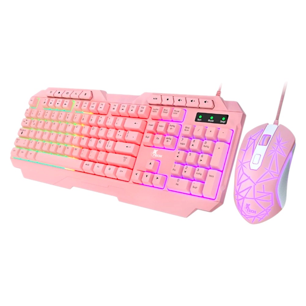 Teclado + Mouse Xtech Mirana Para Videojuegos