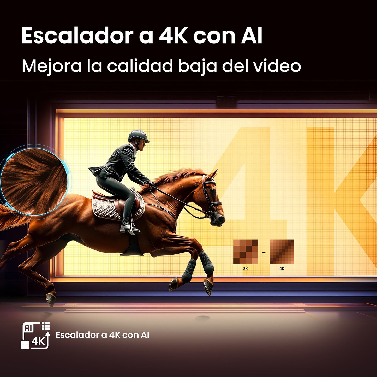 Televisor Hisense de 55" | Smart TV | UHD 4K | 55A6NV
