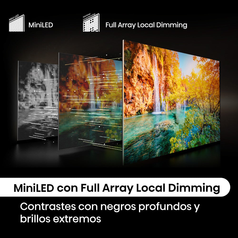 Televisor Hisense de 75" | Smart TV ULED | MiniLED | 75U6N