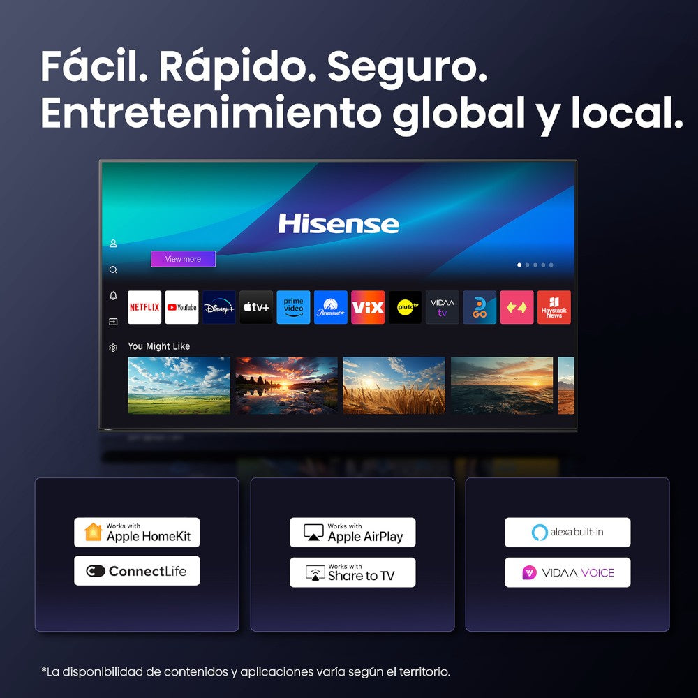 Televisor Hisense 85" QLED Smart TV 4K UHD | 85Q6QV
