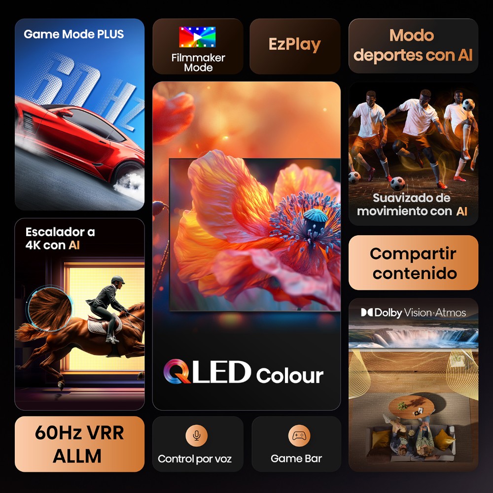 Televisor Hisense 85" QLED Smart TV 4K UHD | 85Q6QV