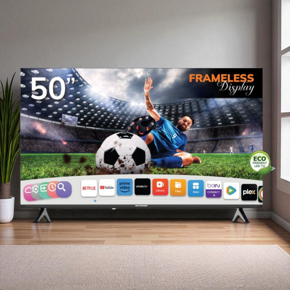 Televisor Premier 50" / Smart TV / UHD 4K / Sin Marco