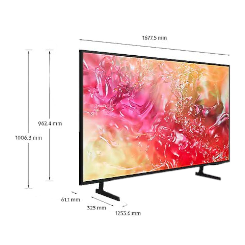 Televisor Samsung 75" Crystal UHD 4K DU7000 Smart TV