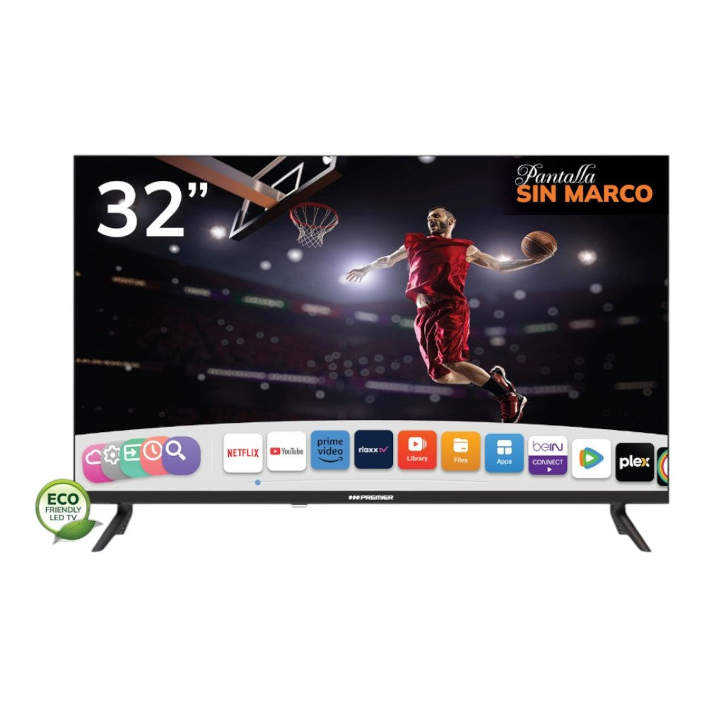 Televisor Premier 32" HD Smart Whale OS | Sin Marco | TV-9020SF32WHLW