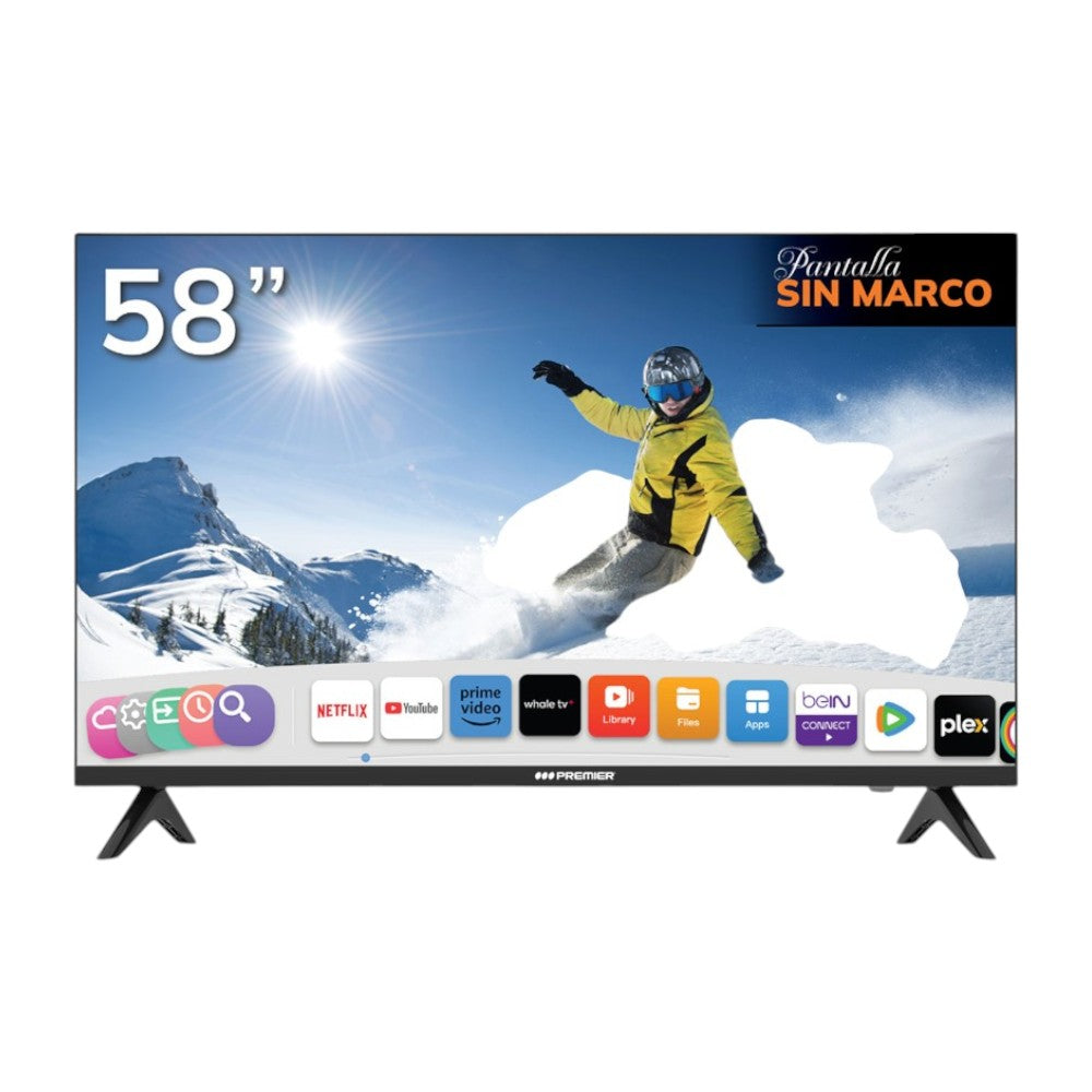 Televisor Premier 58" Smart UHD | Whale OS | TV-9082SF58VKL